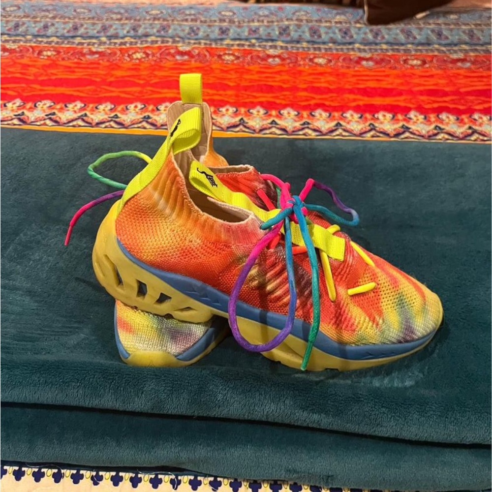 Tie-dyed SIA  shoes , women’s size 9